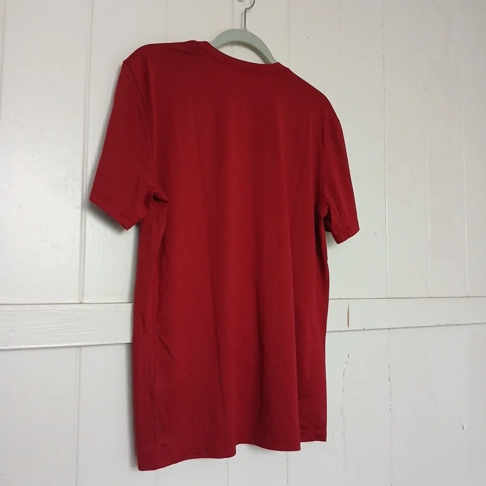 Jordan Oklahoma Sooners T-shirt Mens L‎ Crimson Red Dri-FIT CT2278-613
